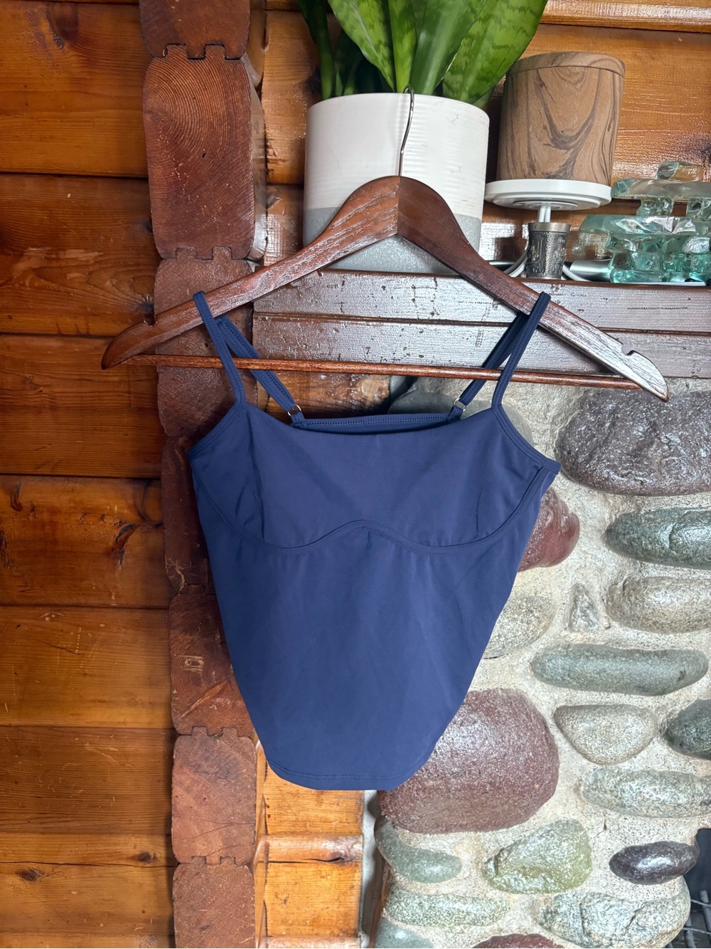 Kamo Fitness Navy Performance Tank Top Small Athleisure Yoga Gym